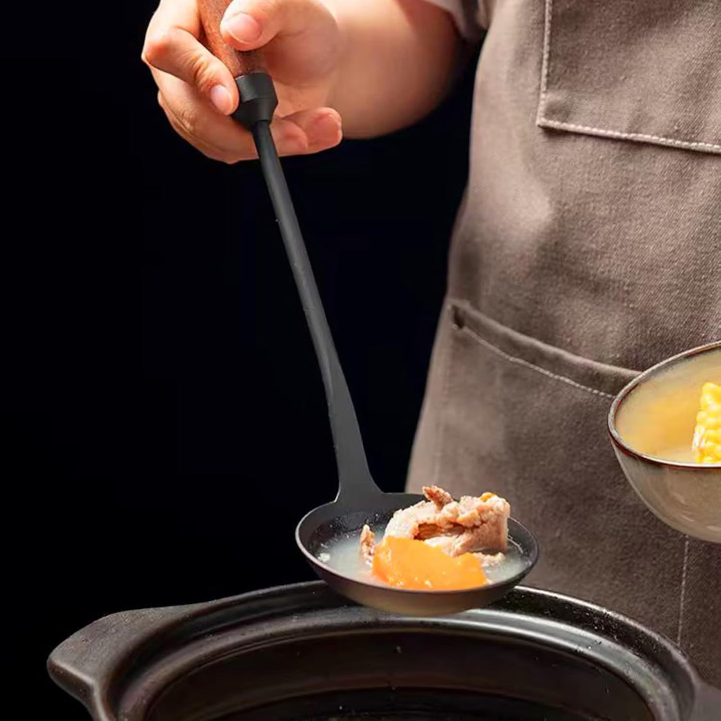 Iron Soup Spoon Tool Premium Iron Spoon - Durable And Versatile Cookware