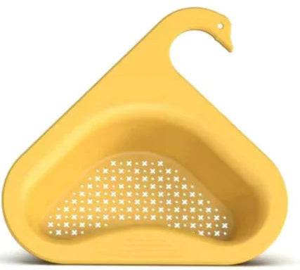 Swan Design Sink Hanging Fruit and Vegetable Drain Basket