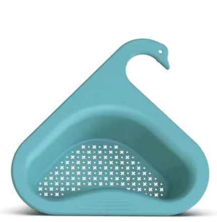 Swan Design Sink Hanging Fruit and Vegetable Drain Basket