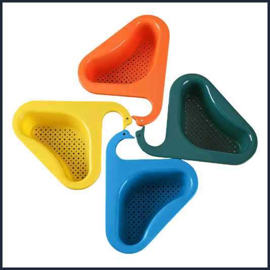 Swan Design Sink Hanging Fruit and Vegetable Drain Basket