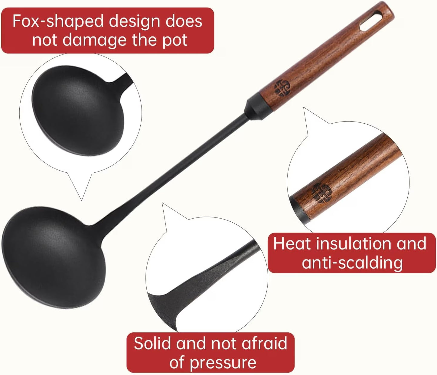 Iron Soup Spoon Tool Premium Iron Spoon - Durable And Versatile Cookware