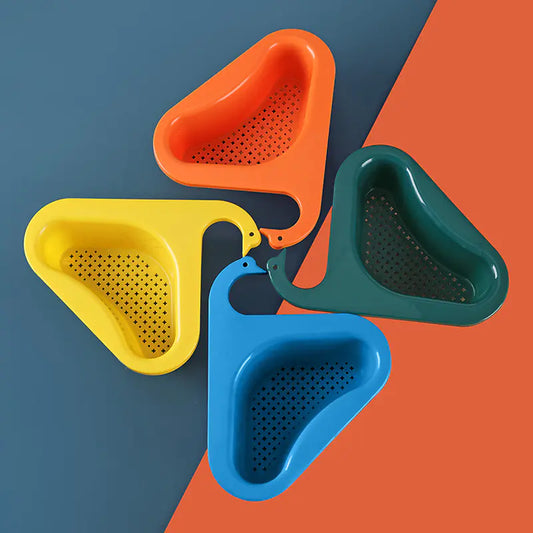 Swan Design Sink Hanging Fruit and Vegetable Drain Basket