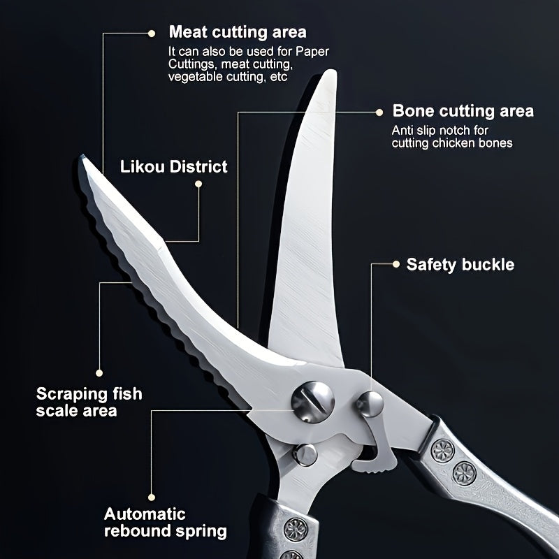 Multi-purpose Chicken Bone Scissors  Second Generation 1 Piece.